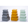 plastic kitchen food container 4pk meal box 4pcs